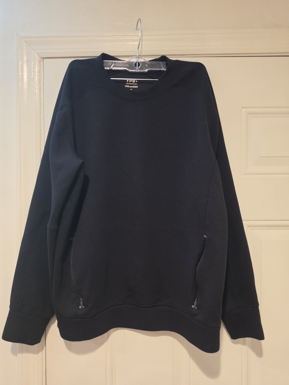 Ypb By Abercrombie Black Crewneck Sweater